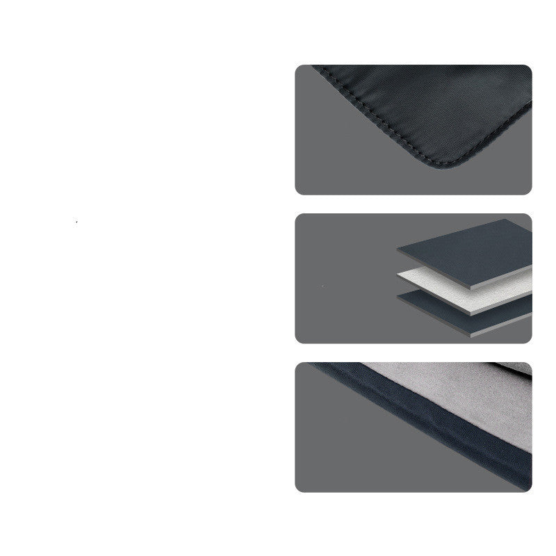 Black and White Laptop Sleeve – Waterproof Nylon Bag for Laptops & Tablets