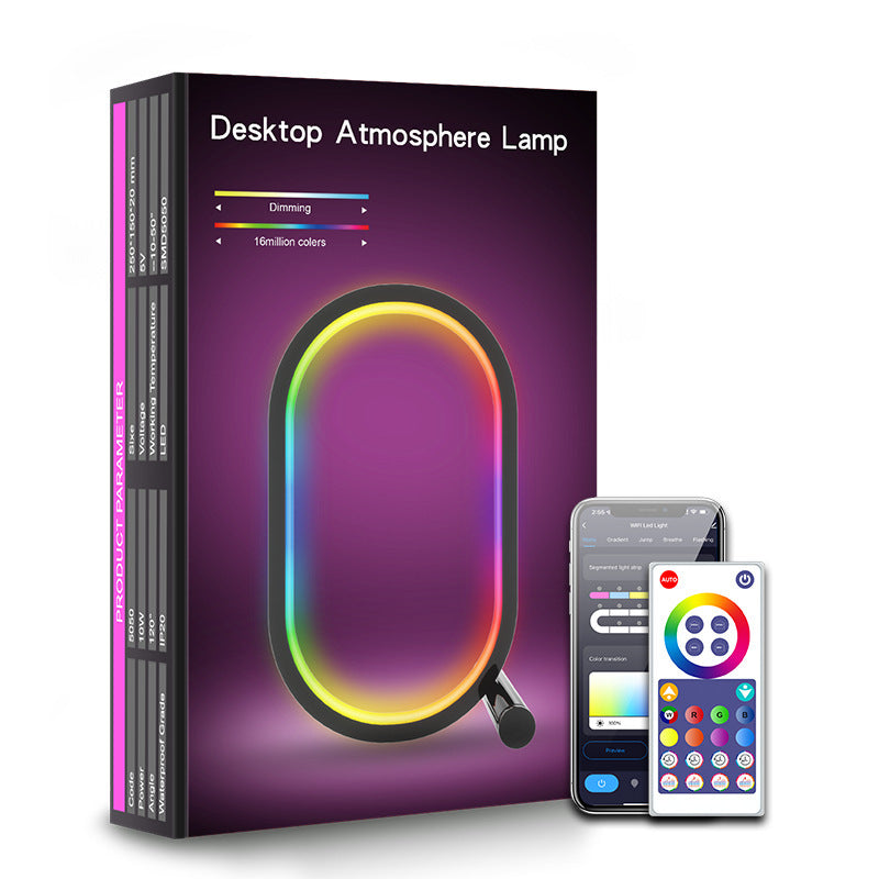 Smart RGB Ambience Light – App & Remote Controlled Mood Lamp for Gaming, Bedroom, Desk & Home Decor