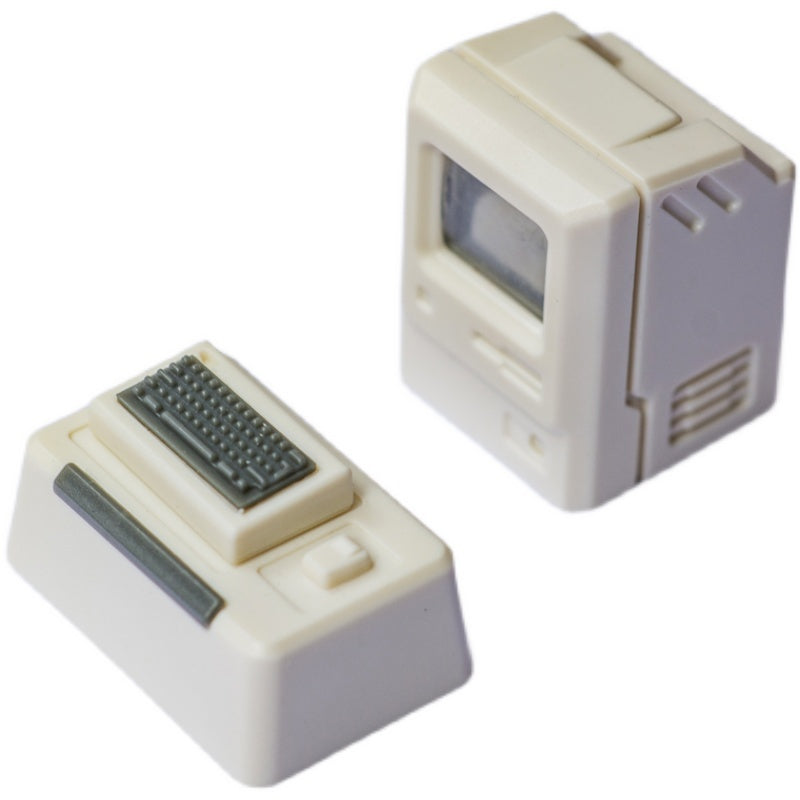 Retro Styling Mechanical Keyboard – Transparent Design