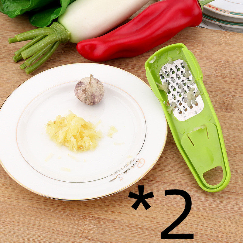 Manual Garlic Masher & Seasoning Grinder – Handheld Kitchen Tool for Spices, Herbs & Garlic