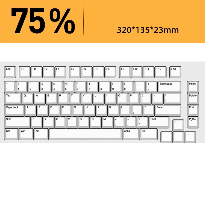 Acrylic Mechanical Keyboard Dust Cover – Fits 60%, 65%, 87, 96, 104 Key Layouts – Compatible with Wooting, ROG Azoth, IKKI – Hot Bent Protective Shell