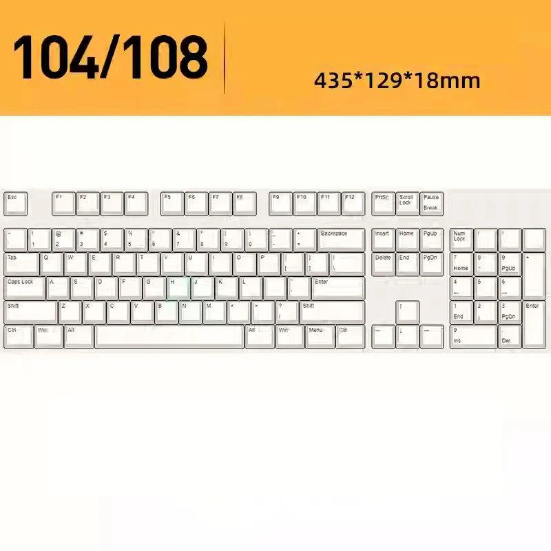 Acrylic Mechanical Keyboard Dust Cover – Fits 60%, 65%, 87, 96, 104 Key Layouts – Compatible with Wooting, ROG Azoth, IKKI – Hot Bent Protective Shell