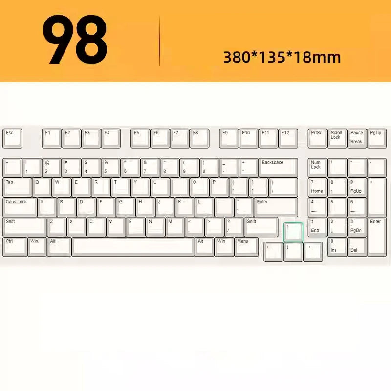 Acrylic Mechanical Keyboard Dust Cover – Fits 60%, 65%, 87, 96, 104 Key Layouts – Compatible with Wooting, ROG Azoth, IKKI – Hot Bent Protective Shell