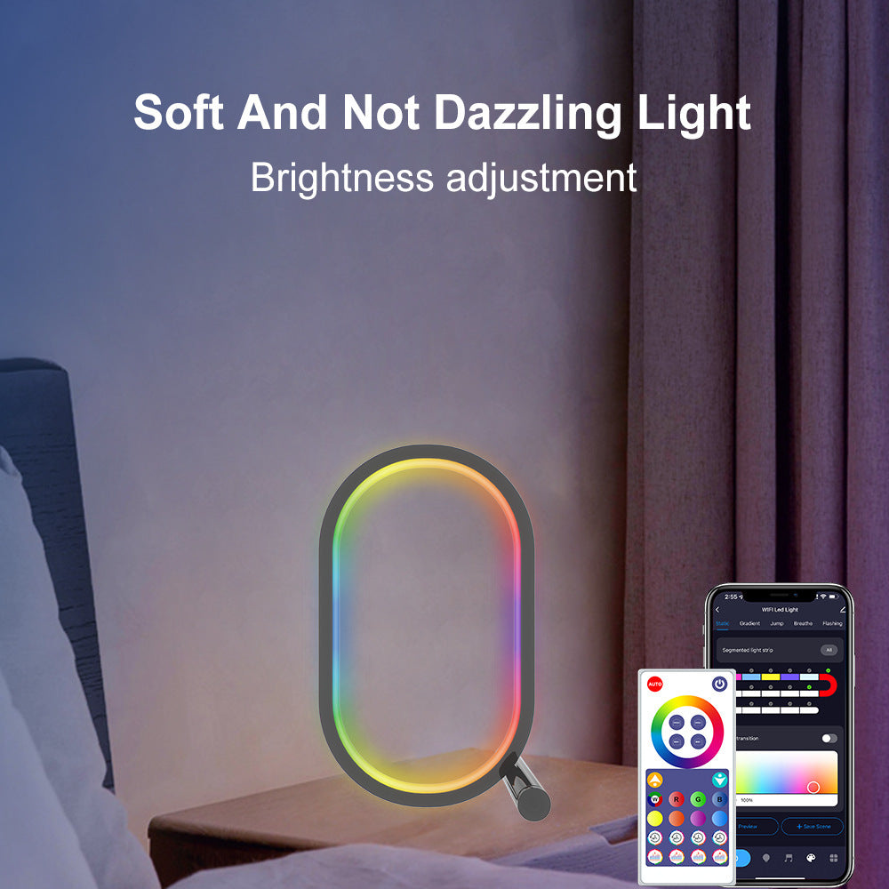 Smart RGB Ambience Light – App & Remote Controlled Mood Lamp for Gaming, Bedroom, Desk & Home Decor