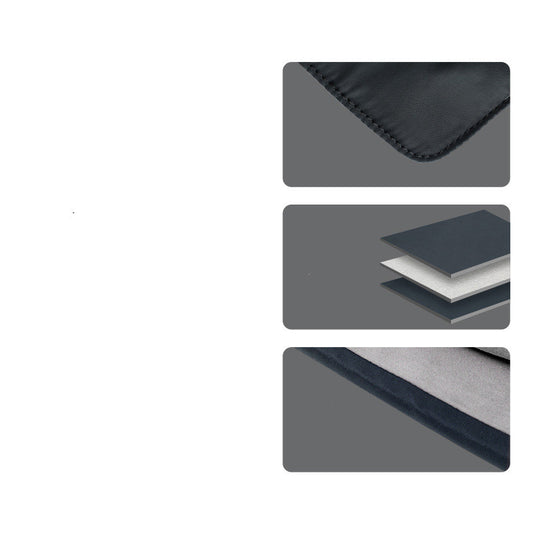 Black and White Laptop Sleeve – Waterproof Nylon Bag for Laptops & Tablets