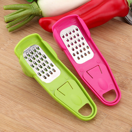 Manual Garlic Masher & Seasoning Grinder – Handheld Kitchen Tool for Spices, Herbs & Garlic