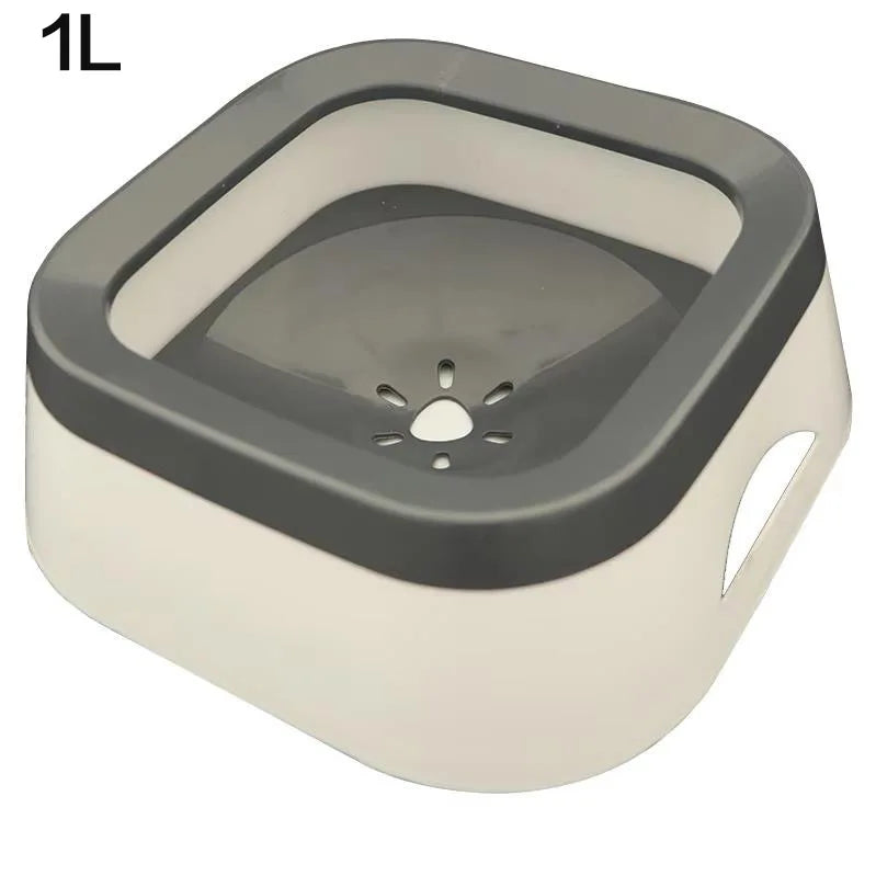 1.5L Dog ABS Plastic Drinking Water Floating Bowl Non-Wetting Mouth Cat Bowl Without Spill Drinking Water Dispenser Dog Bowl