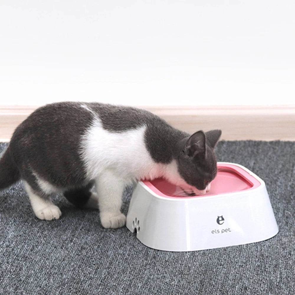 1.5L Dog ABS Plastic Drinking Water Floating Bowl Non-Wetting Mouth Cat Bowl Without Spill Drinking Water Dispenser Dog Bowl - Roy's Superstore