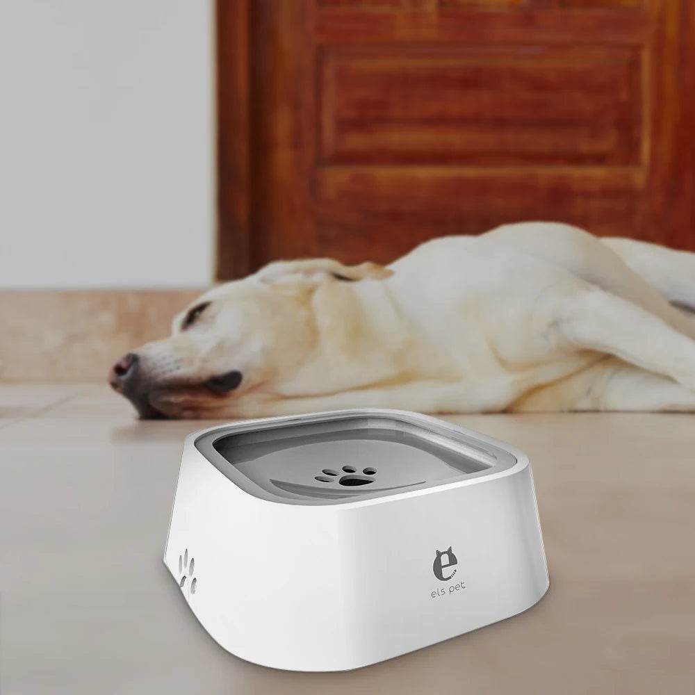 1.5L Dog ABS Plastic Drinking Water Floating Bowl Non-Wetting Mouth Cat Bowl Without Spill Drinking Water Dispenser Dog Bowl - Roy's Superstore